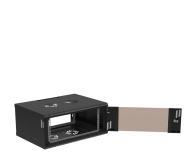Extralink Wisząca 19" 4U 600x450mm Premium jednosekcyjna (czarna) EX.39274 - 1323267 - zdjęcie 4